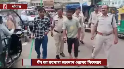 जुबैर मौलाना गैंग का बदमाश सलमान अहमद गिरफ्तार, हत्या के प्रयास समेत कई मामलों में था फरार