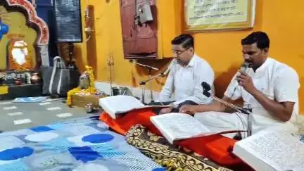 *सुख समृद्धि एवं अच्छी वर्षा के लिए बंशीलाल कुशवाह ने शिव मंदिर में किया 24 घंटे का अखंड रामायण पाठ का आयोजन*