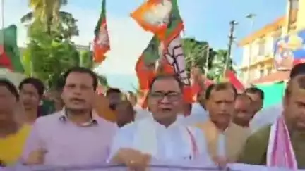 মঙলদৈ ভাগ: মুখ্যমন্ত্ৰী ড০ হিমন্ত বিশ্ব শৰ্মাক আক্ৰমণ কৰাৰ অভিযোগ উত্থাপন কৰি মঙলদৈত কংগ্ৰেছৰ প্ৰতিবাদ