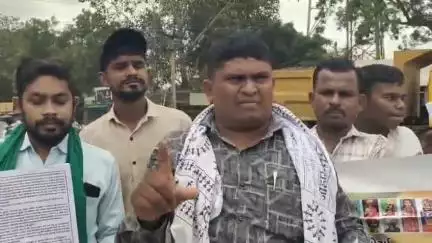 ઝઘડિયા: રાજપારડી ચારરસ્તા ખાતે EVM નો વિરોધ કરી ધર્મેશ વસાવાએ પ્રતિક્રિયા આપી.
