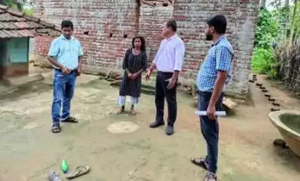 महेशपुर: महेशपुर बीडीओ ने गायबथान पंचायत में अबुआ आवास योजना का निरीक्षण किया, कई निर्देश दिए