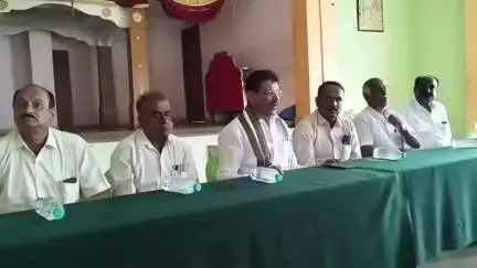 ಗುಂಡ್ಲುಪೇಟೆ: ಸರ್ಕಾರ ಪಡಿತರ ಅಕ್ಕಿ ಜೊತೆಗೆ ಕಿಟ್ ವಿತರಿಸಬೇಕು: ಪಟ್ಟಣದಲ್ಲಿ ಪಡಿತರ ಸಂಘದ ರಾಜ್ಯಾಧ್ಯಕ್ಷ ಕೃಷ್ಣಪ್ಪ