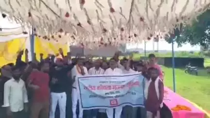 केरेडारी: केरेडारी में राष्ट्रीय कोयला मजदूर यूनियन के सदस्यों ने केरेडारी कोल माइंस एनटीपीसी बीजीआर प्रबंधन की आम सभा की