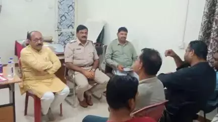 बनखेड़ी: मुहर्रम पर्व के शांतिपूर्ण आयोजन के लिए बनखेड़ी थाना में हुई शांति समिति की बैठक, रूट प्लान हुआ तय
