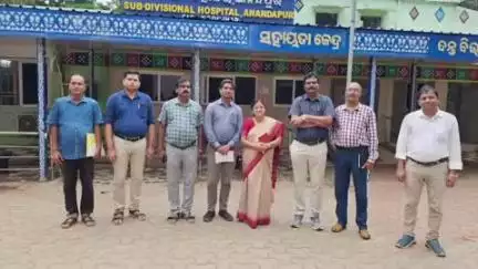 କେନ୍ଦୁଝର ସହର: ଓଡ଼ିଶା ଅତିରିକ୍ତ ସ୍ବାସ୍ଥ୍ୟ ନିର୍ଦ୍ଦେଶକ ପ୍ରମିଳା ବରାଳ ଆନନ୍ଦପୁର ଉପଖଣ୍ଡ ଡ଼ାକ୍ତରଖାନାରେ ପରିଦର୍ଶନ
