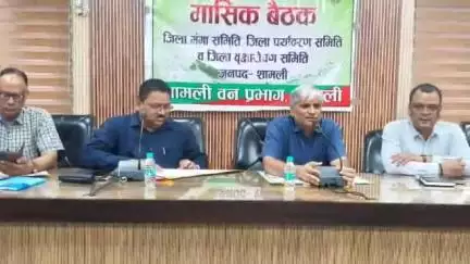 शामली: सीडीओ ने विकास भवन में वृक्षारोपण अभियान को लेकर अधिकारियों के साथ की महत्वपूर्ण बैठक, जारी किए दिशा-निर्देश