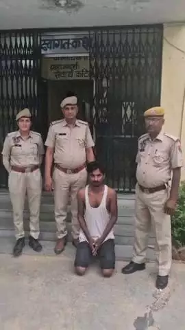 जयपुर: पुलिस थाना विदांयका की कार्रवाई में नकब्जनी के प्रयास में एक अभियुक्त किया गया गिरफ्तार