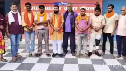 गदरपुर: गदरपुर में भैरव सेना संगठन के पदाधिकारियों का माल्यार्पण कर किया गया स्वागत
