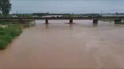 अम्बाला: पहाड़ी क्षेत्र में बारिश से मुलाना की मारकंडा नदी में उफान, जलस्तर 15000 क्यूसिक तक पहुंचा