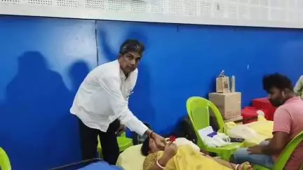 দাঁতন ১: মেদিনীপুর সাংগঠনিক জেলা মহিলা তৃণমূল কংগ্রেসের উদ্যোগে দাতনে স্বেচ্ছায় রক্তদান শিবিরের আয়োজন