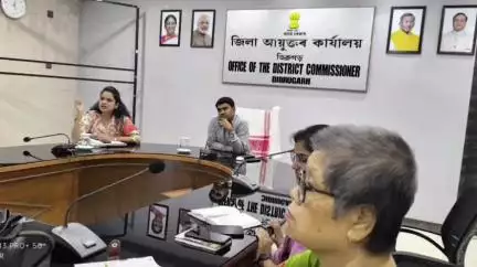 পূব ডিব্ৰুগড়: জিলা আয়ুক্তৰ সভাপতিত্বত জিলা আয়ুক্তৰ কাৰ্যালয়ত অনুষ্ঠিত হয় স্বাস্থ্য বিভাগৰ এখন সভা