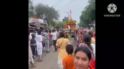 जावद: जावद नगर में पहली बार निकली श्री जगन्नाथ की रथयात्रा, बड़ी संख्या में नगरवासी हुए शामिल