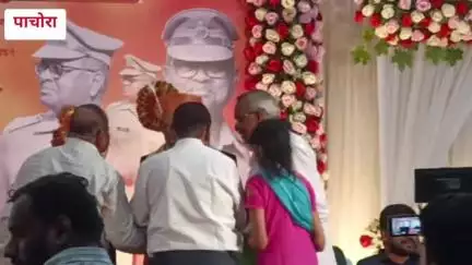 पाचोरा: उपविभागीय पोलीस अधिकारी पाचोरा भाग धनंजय येरुळे यांचा सेवानिवृत्त कार्यक्रम आशीर्वाद हॉल येथे संपन्न,