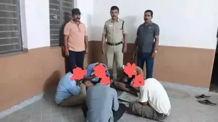 జగ్గంపేట పోలవరం కెనాల్ వద్ద పేకాట ఆడుతున్న ఐదుగురు అరెస్ట్, రూ.10,050/- నగదు స్వాధీనం