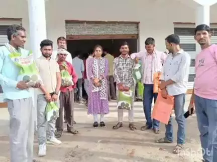 पलेरा: पलेरा में कृषि विभाग ने किसानों को उड़द बीज की मिनी किट वितरित की