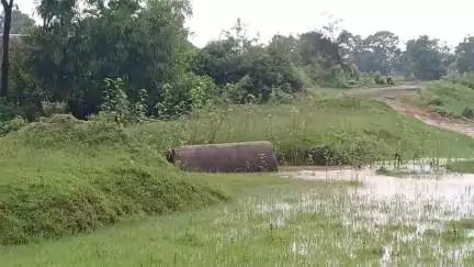 বলরামপুর: শ্যামনগর টেটোইটাঁড় গ্রামে স্বাধীনতার ৭৮ বছর পরেও রাস্তায় নেই স্থায়ী কালভার্ট যাতায়াতের সমস্যায় গ্রামবাসী