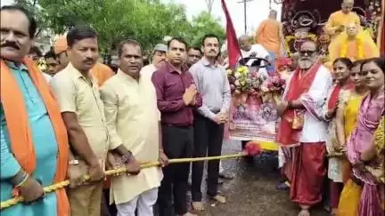मंडला: पड़ाव वार्ड स्थित श्रीराम मंदिर से निकाली गई भगवान जगन्नाथ की रथ यात्रा, कलेक्टर व SP रहे मौजूद