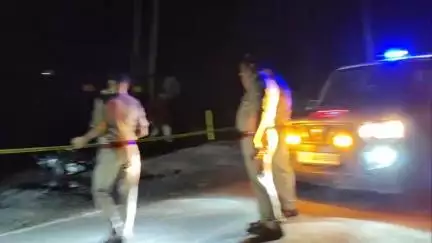 टेहरोली: घुरैया तिराहे के पास पुलिस और बदमाश के बीच हुई मुठभेड़, बदमाश के पैर में लगी गोली