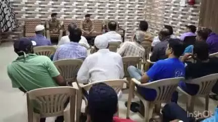 વાંસદા: તાલુકા સહિત જિલ્લાના વિવિધ પોલીસ મથકો વિસ્તારમાં મોહરમ તાજીયા અનુસંધાને શાંતિ સમિતિની બેઠક.