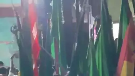 बिहिया: मोहर्रम की पांचवीं तारीख को जगदीशपुर नगर में 22 चौकों पर पवित्र माटी लाने को लेकर निकाला गया जुलूस