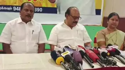 செங்கல்பட்டு: ஓரணியில் தமிழ்நாடு திட்டம் குறித்து குறு சிறு நடுத்தர தொழில் நிறுவனங்கள் துறை அமைச்சர் தா.மோ அன்பரசன் செய்தியாளர் சந்திப்பு