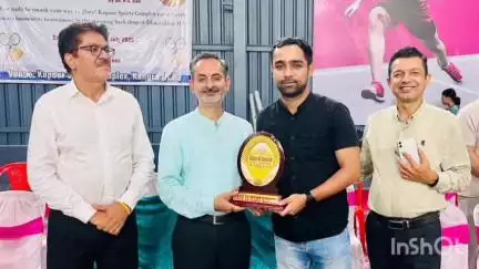 कांगड़ा: कांगडा में जीएस बाली बैडमिंटन टूर्नामेंट के समापन समारोह में मुख्यातिथि HRTC उपाध्यक्ष अजय वर्मा ने की शिरकत