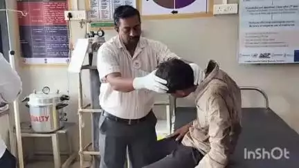 वाशिम: झाशी राणी चौक कारंजा येथे फिट येवून पडल्याने युवक जखमी