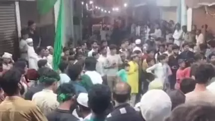 ब्यावरा: ब्यावरा में मुस्लिम समाज ने मोहर्रम पर्व के 5वें दिन अलम का जुलूस निकाला