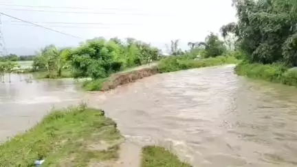বিহপুৰীয়া: ঢেকীয়াজুলীত গাভৰু নদীৰ বানে মথাউৰি চিঙাৰ ফলত লালুক অঞ্চলৰ গড়মূৰৰ লগত সোনাপুৰ খ্ৰীষ্টান গাঁৱত সৃষ্টি হয় জলপ্ৰলয়ৰ