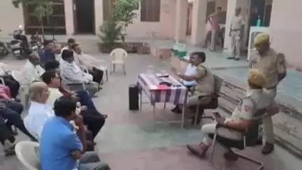 मारवाड़ जंक्शन: मारवाड़ जंक्शन थाना परिसर पर सोजत सर्कल व उपखंड अधिकारी ने ली सीएलजी बैठक