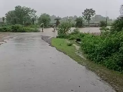 डोराई मैं जबर दस्त  बारीश