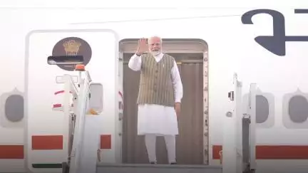 PM Narendra Modi has departed for Ghana, his first destination of the 5 nation tour.