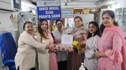 पांवटा साहिब: पांवटा साहिब में इनर व्हील क्लब ने मनाया डॉक्टर्स डे