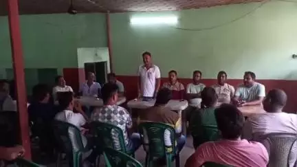 হবিবপুর: আগামী ২১ শে জুলাই শহীদ সমাবেশ কে কেন্দ্র করে হবিবপুর ব্লক তৃণমূল যুব কংগ্রেসের প্রস্তুতি বৈঠক বুলবুলচন্ডীতে