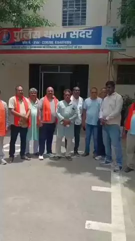 अलवर: मानव तस्करी व जबरन धर्म परिवर्तन मामले को लेकर विश्व हिंदू परिषद ने सदर पुलिस को दी सूचना, शालीमार के पास मिली नाबालिग