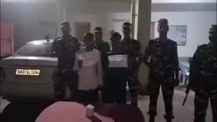जयनगर: स्तंभ संख्या 269/6 के पास SSB ने दो तस्करों को ब्राउन शुगर, गांजा और कार के साथ किया गिरफ्तार