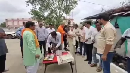 हुज़ूर: रीवा: वार्ड 9 सुंदर नगर में EVM वेयरहाउस से पटेल हॉस्टल तक नाला निर्माण कार्य का भूमि पूजन