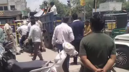 सोनीपत: ट्रैफिक पुलिस सोनीपत का अतिक्रमण हटाओ अभियान, मुरथल रोड व बस अड्डा क्षेत्र से हटाया अवैध कब्जा