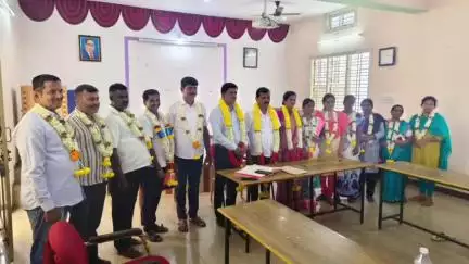 ಮಂಡ್ಯ: ಬೇವಿನಹಳ್ಳಿ ಗ್ರಾ.ಪಂ ಉಪಾಧ್ಯಕ್ಷರಾಗಿ ಬಿ.ಎಂ ಮಹೇಶ್ 2ನೇ ಸಲ ಅವಿರೋಧ ಆಯ್ಕೆ