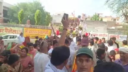 नीम का थाना: नीमकाथाना में भगवान जगन्नाथ महोत्सव में उमड़े श्रद्धालु, निकाली गई रथ यात्रा