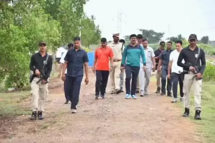 పోలీస్ డిస్ట్రిక్ట్ ట్రైనింగ్ సెంటర్ ను సందర్శించిన ప్రకాశం జిల్లా ఎస్పీ ఏ.ఆర్.దామోదర్