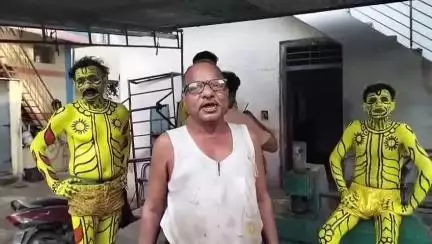 ಇಳಕಲ್‌: ನಗರದಲ್ಲಿ ಮೊಹರಂ ಹಬ್ಬಕ್ಕೆ ತಯಾರಾದ ಹುಲಿಗಳು