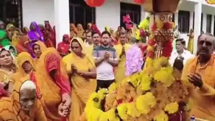 पिड़ावा: शहर में राष्ट्र जागरण ज्योति कलश यात्रा का आयोजन, कई जगह किया गया भव्य स्वागत