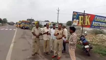 దాచేపల్లిలోని స్కూల్ బస్సుల్లో రవాణాశాఖ అధికారులు విస్తృత తనిఖీలు