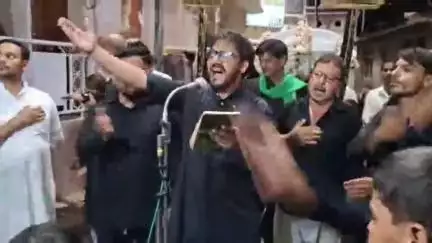 घोसी: बड़ागांव में शहादत की याद में निकाला गया ताबूत व अलम का जुलूस, सैकड़ों अज़ादार हुए शामिल