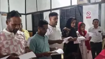 মানকাচৰ: ধাৰাবাহিক ভাৱে মানকাচৰত পঞ্চায়ত দখল কৰিছে অসম গণ পৰিষদ দলে ,আজি পুনৰ দুই গাঁৱ পঞ্চায়ত  অগপৰ দখলত