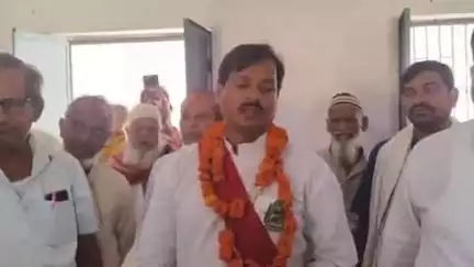 मखदुमपुर: मखदुमपुर बाजार में विधायक द्वारा सामुदायिक भवन का उद्घाटन