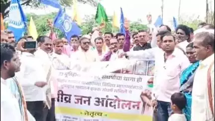 खुलताबाद: भूमिहीन गायरान हक्क संघर्ष समितीचे विविध मागण्यांसाठी तहसील कार्यालयासमोर धरणे आंदोलन