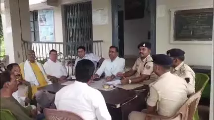 चेवाड़ा: मुहर्रम को लेकर चेवाड़ा थाना परिसर में शांति समिति की बैठक आयोजित