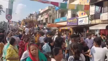 सहारनपुर: शहर में भगवान जगन्नाथ रथ यात्रा महोत्सव के अंतर्गत श्री जगन्नाथ रथ यात्रा निकली, भारी संख्या में श्रद्धालु पहुंचे
